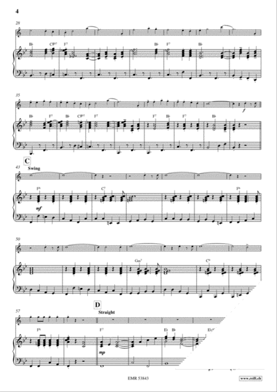 Karntner Liedermarsch Tenor Saxophone scores gallery preview page 5