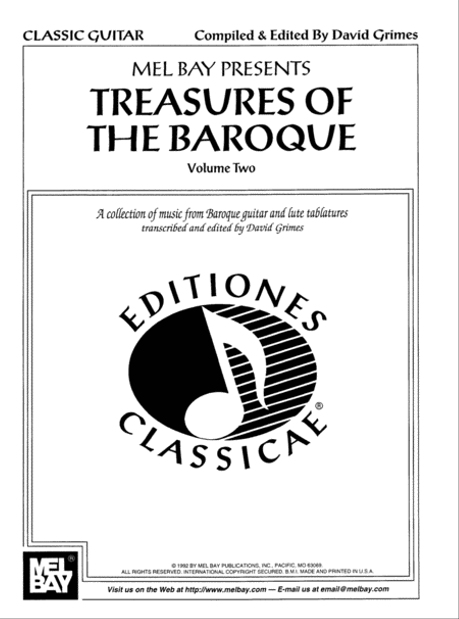Treasures of the Baroque Volume Two Acoustic Guitar scores gallery preview page 2
