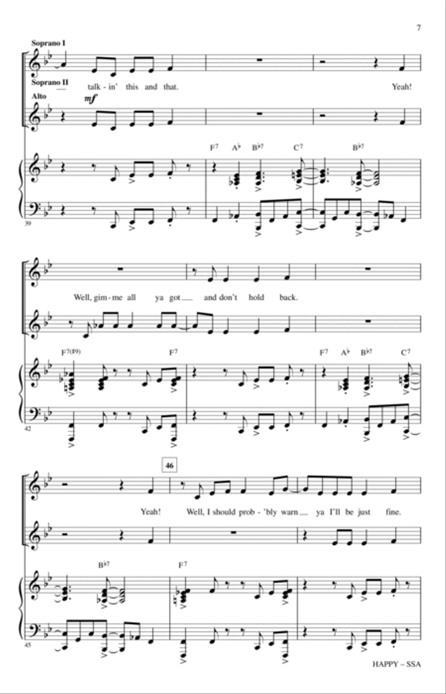 Happy Happy SSA scores gallery preview page 6