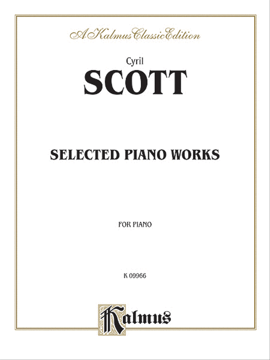 Selected Piano Works Piano Solo scores gallery preview page 1