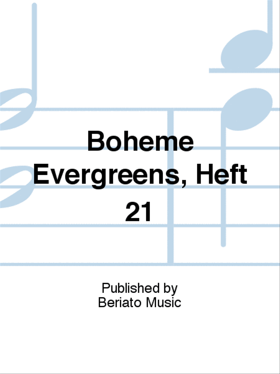 Bohème Evergreens, Heft 21 Voice Solo scores gallery preview page 1