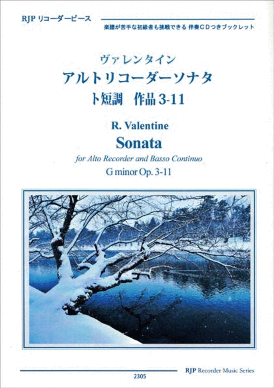 Sonata G minor, Op. 3-11 Alto Recorder scores gallery preview page 1