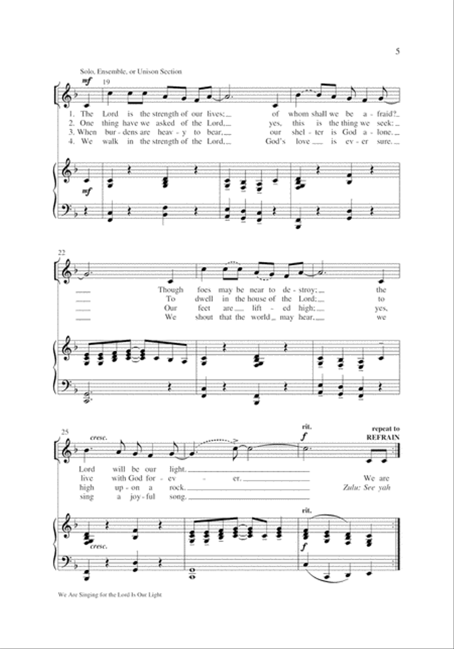 Easy Anthems, Vol. 5 Easy Anthems, Vol. 5 3-Part scores gallery preview page 8