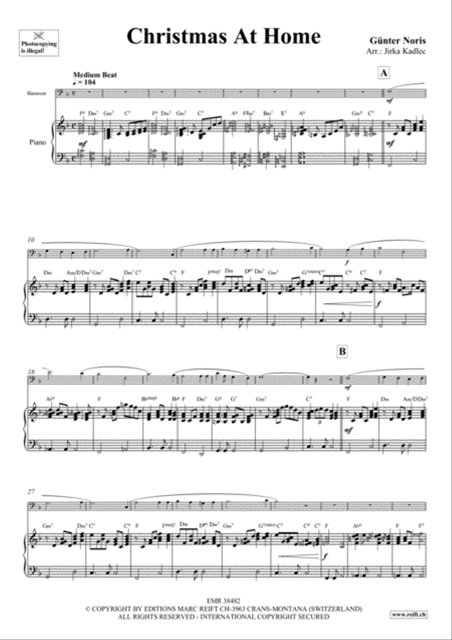Christmas At Home Bassoon Solo scores gallery preview page 3