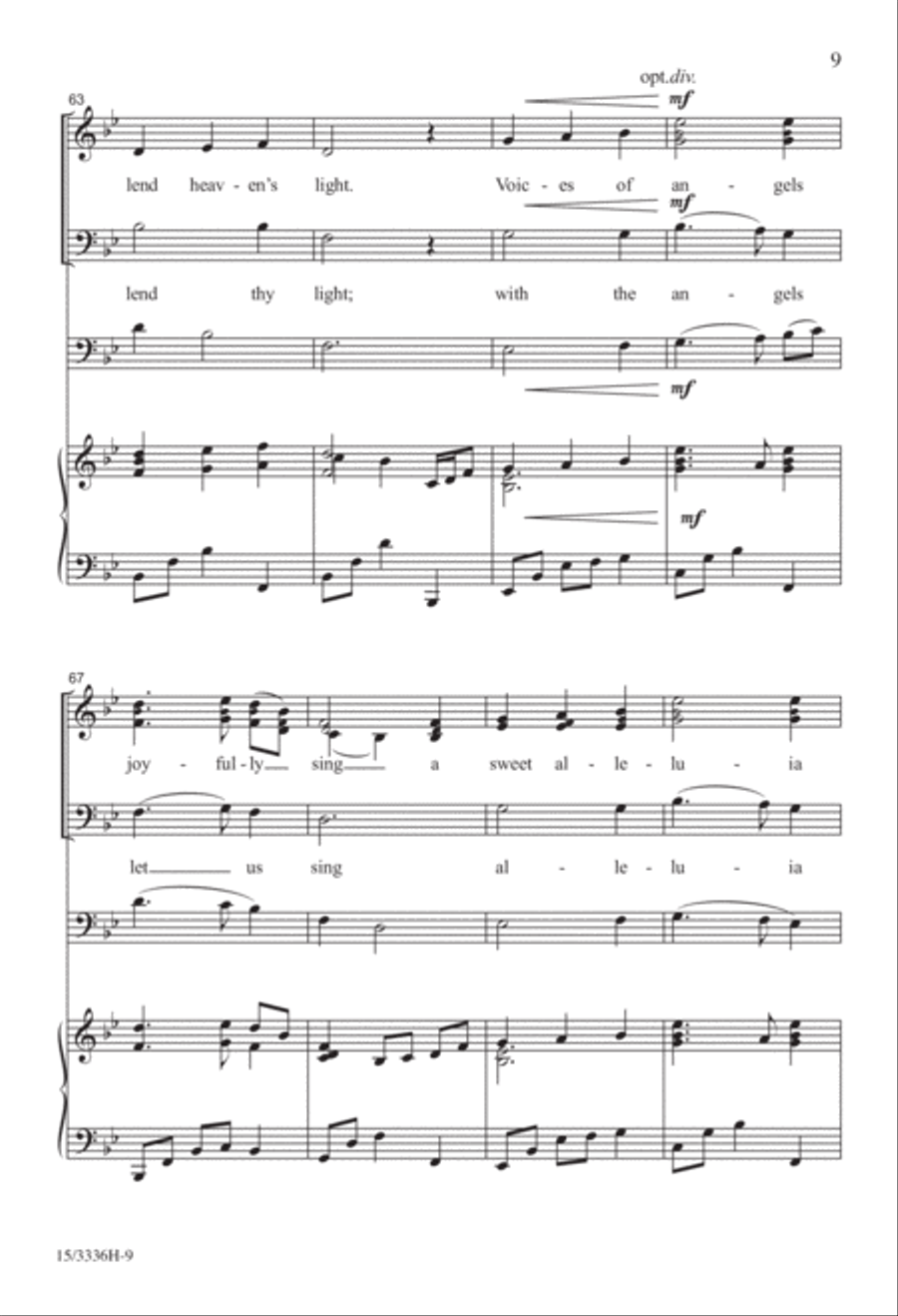 All On a Silent Night All On a Silent Night 4-Part scores gallery preview page 9