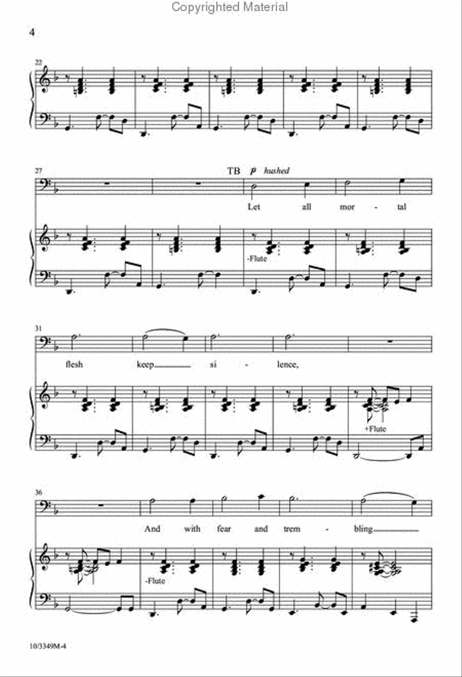 <br>Sheet music extract