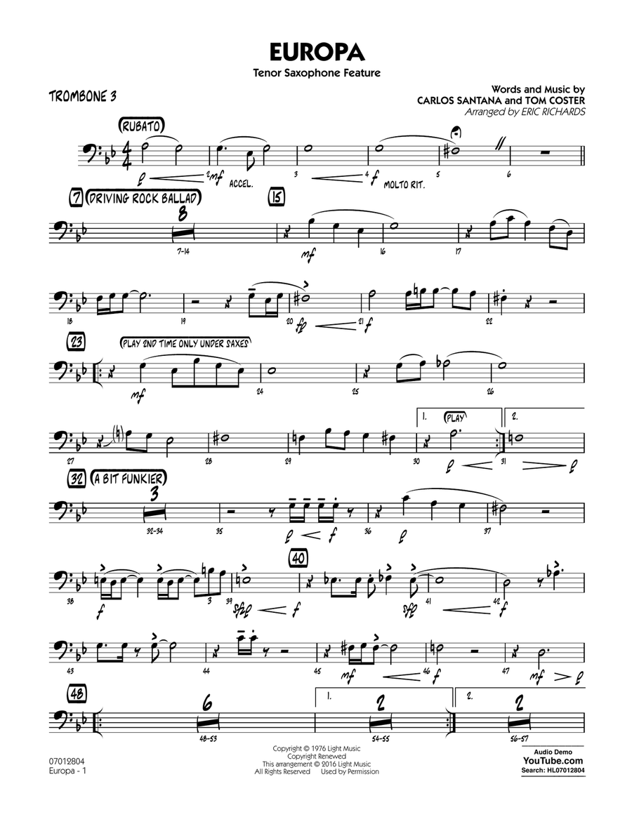 Europa - Trombone 3