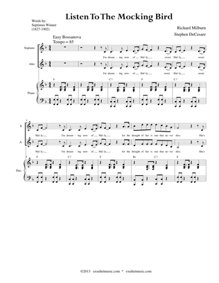 Listen To The Mockingbird (Solo with SATB)