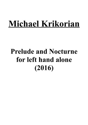 Prelude and Nocturne for LH alone