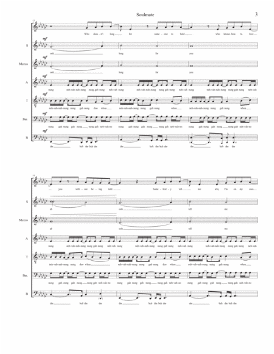 Soulmate 4-Part scores gallery preview page 3