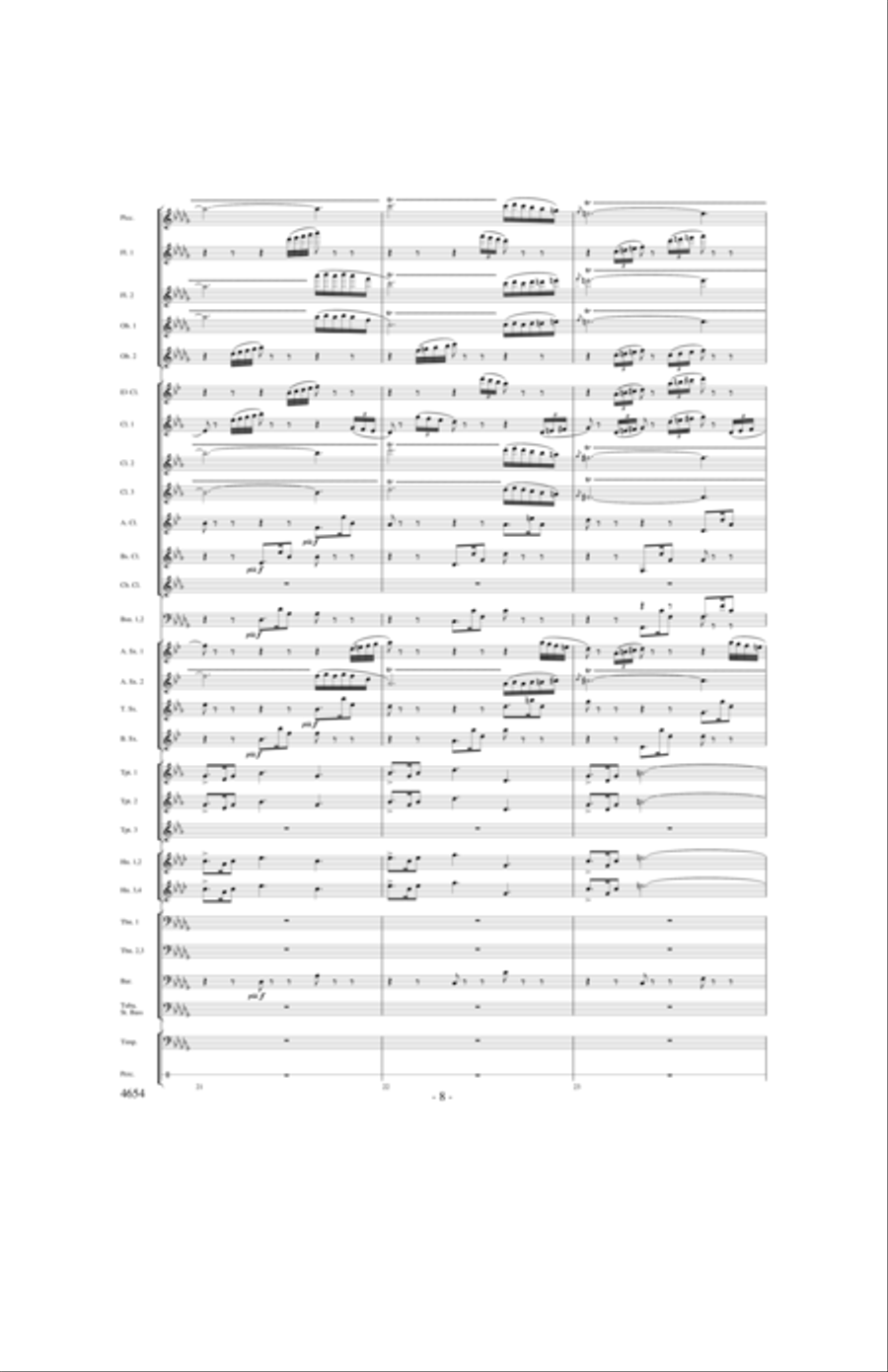 Ride of the Valkyries Ride of the Valkyries Concert Band scores gallery preview page 7