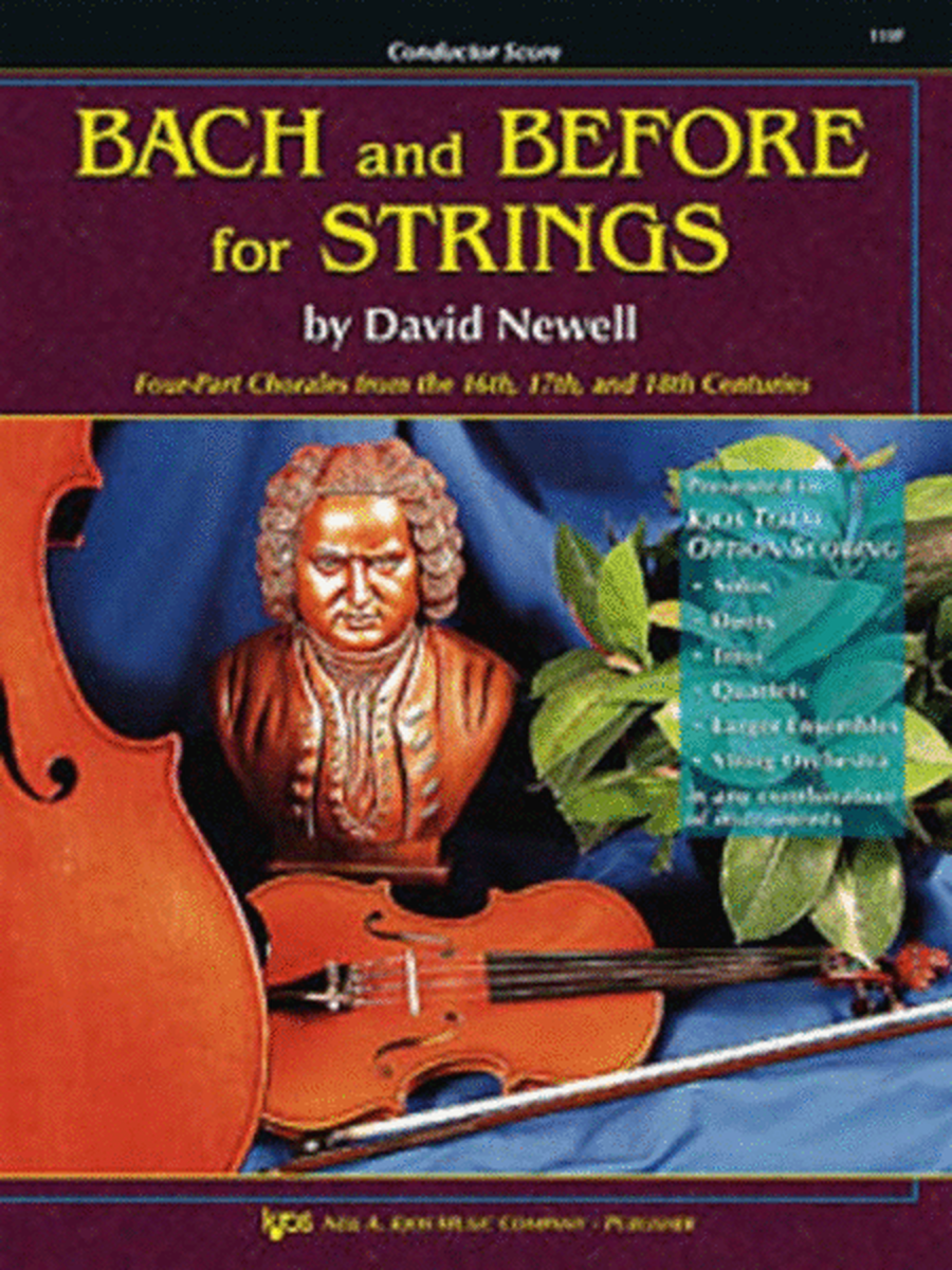 Bach And Before For Strings Score