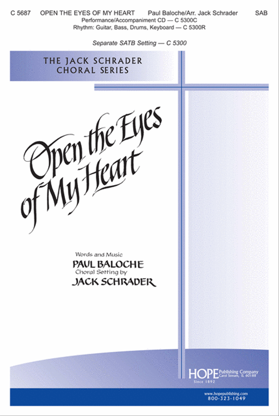 Open the Eyes of My Heart 3-Part scores gallery preview page 1