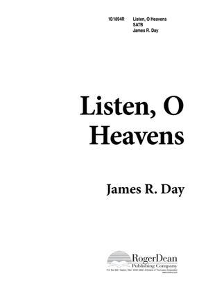 Book cover for Listen, O Heavens