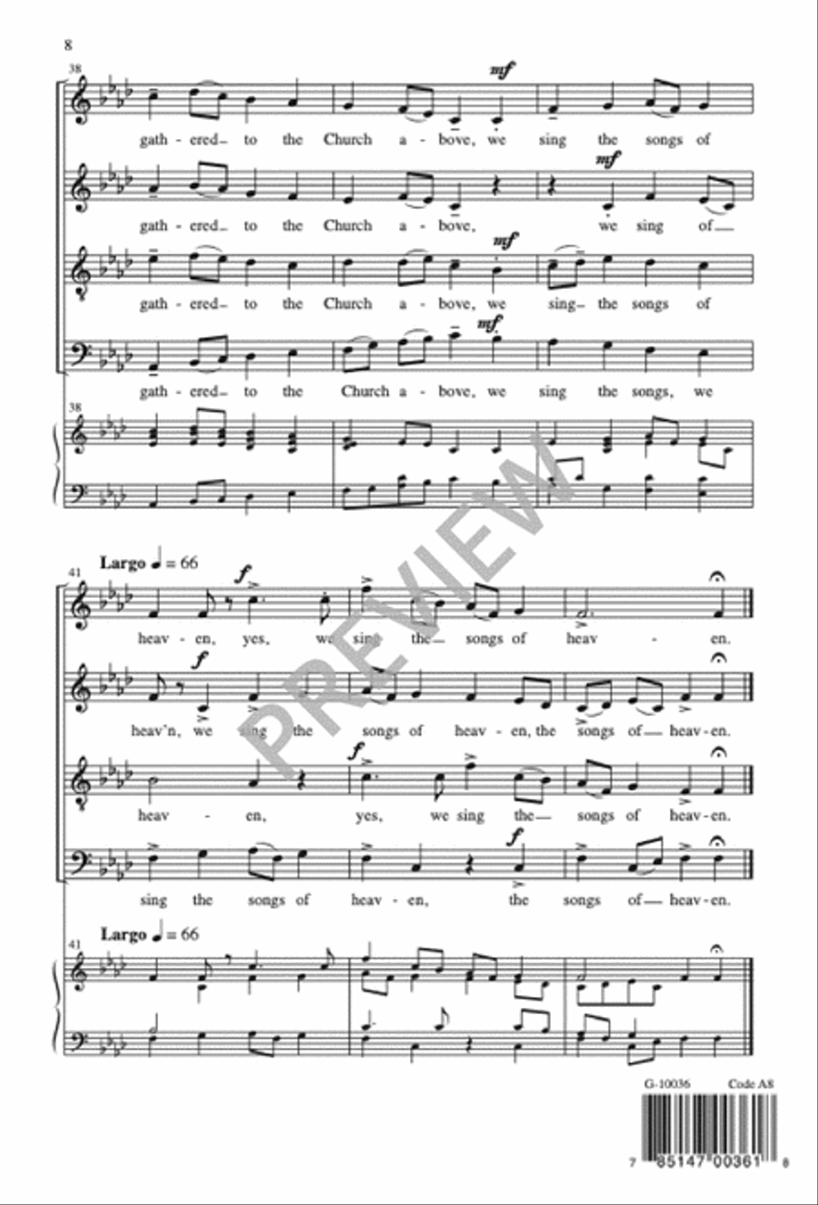 What Shall I Render to My God 4-Part scores gallery preview page 9