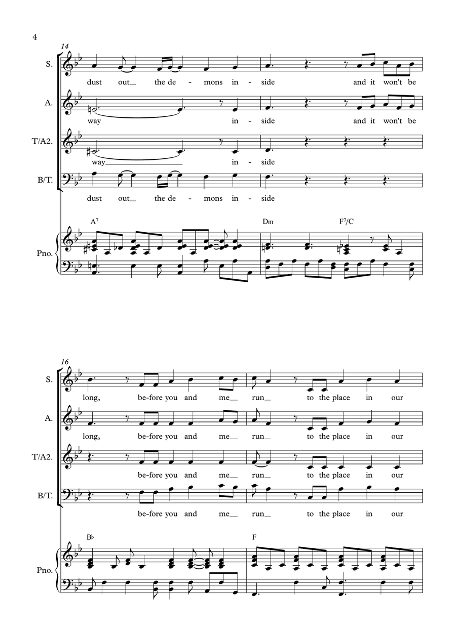 I Guess That's Why They Call It The Blues Women's Choir scores gallery preview page 4