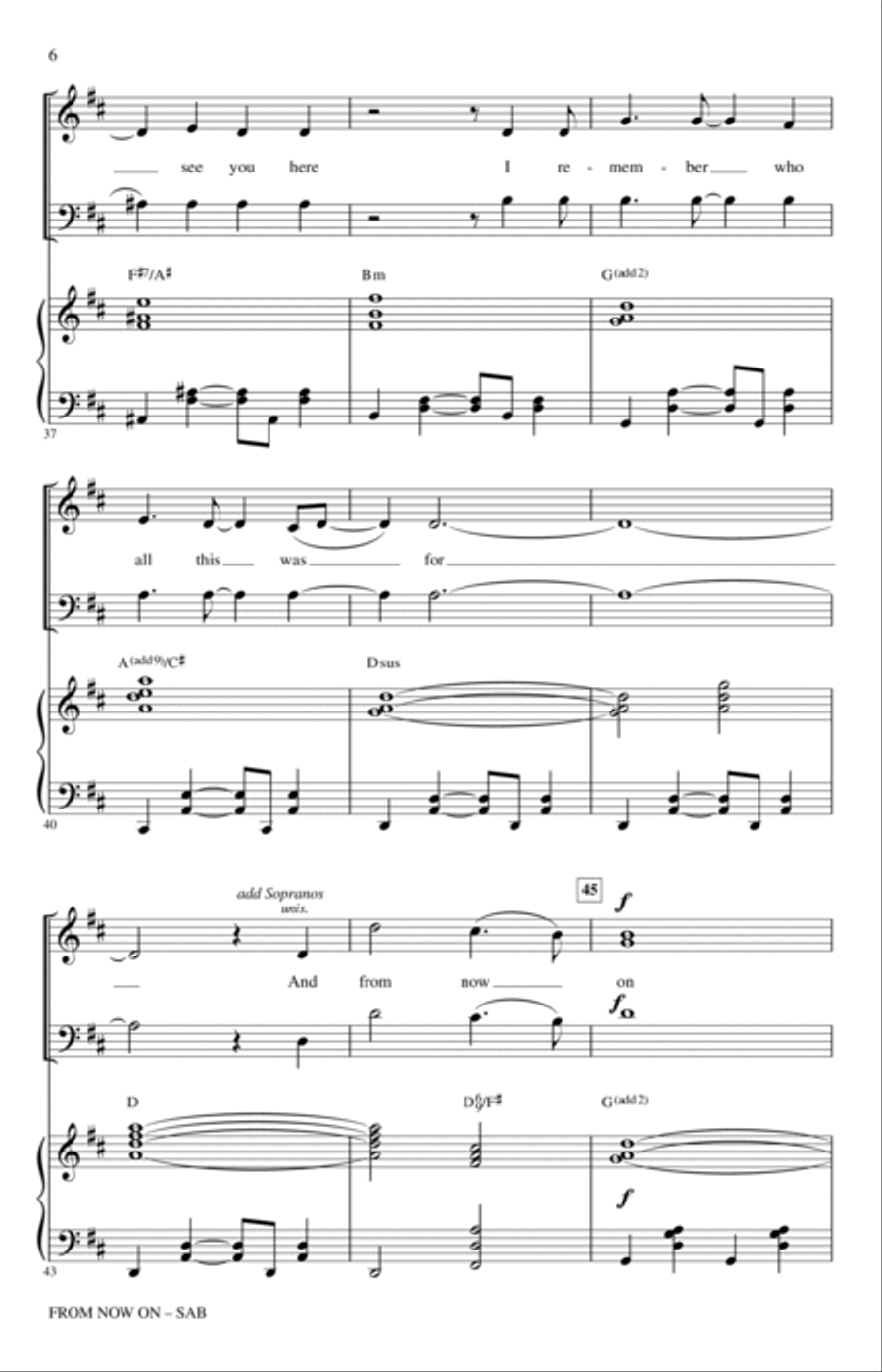 From Now On (from The Greatest Showman) (arr. Roger Emerson) 3-Part scores gallery preview page 5