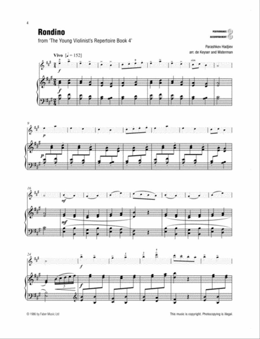 The Best of Grade 4 Violin Violin Solo scores gallery preview page 2