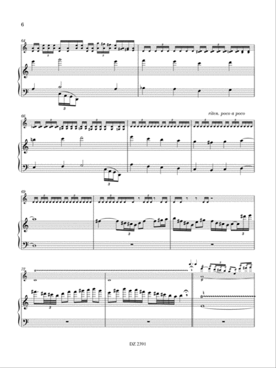 Passacaille & Toccata Harp scores gallery preview page 6