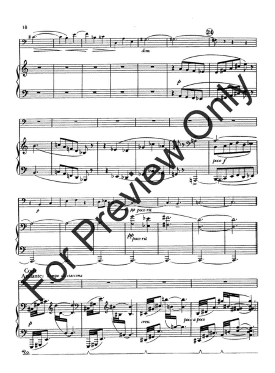 Sonata Concertante Trombone scores gallery preview page 19