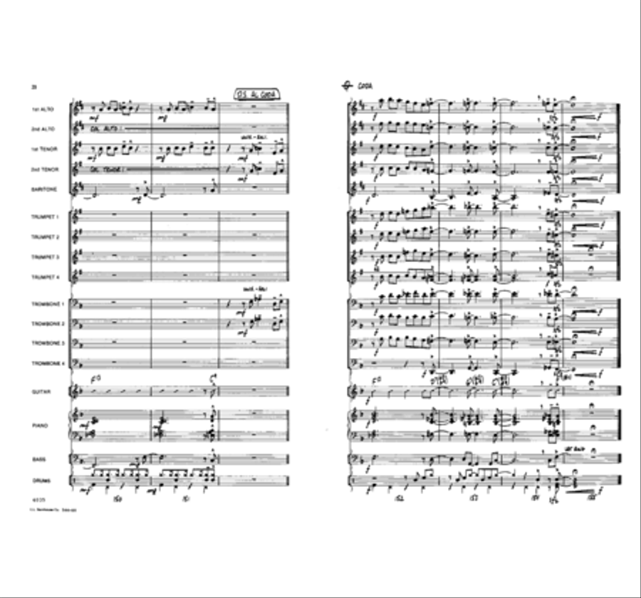 No Scuffle Shuffle Jazz Ensemble scores gallery preview page 20