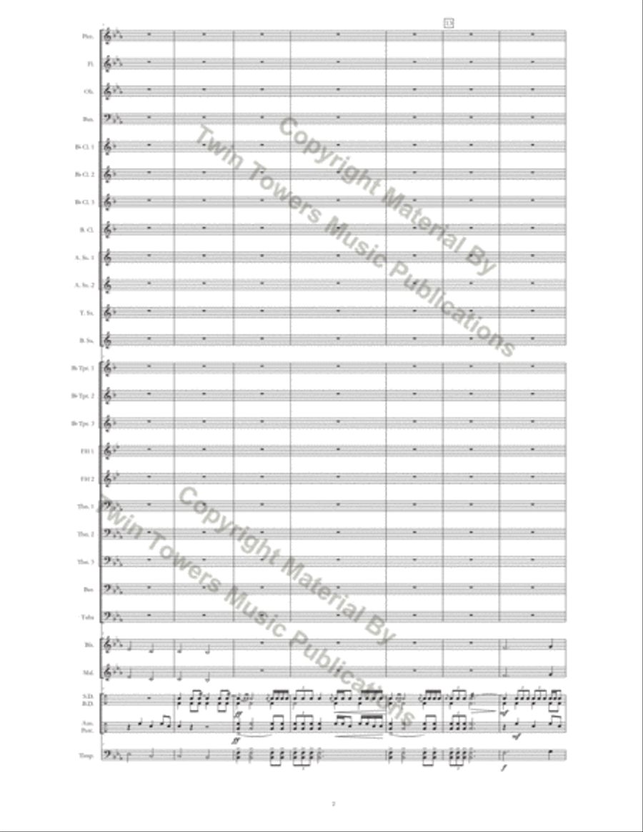 A Century of Opportunity Celebration Concert Band scores gallery preview page 4