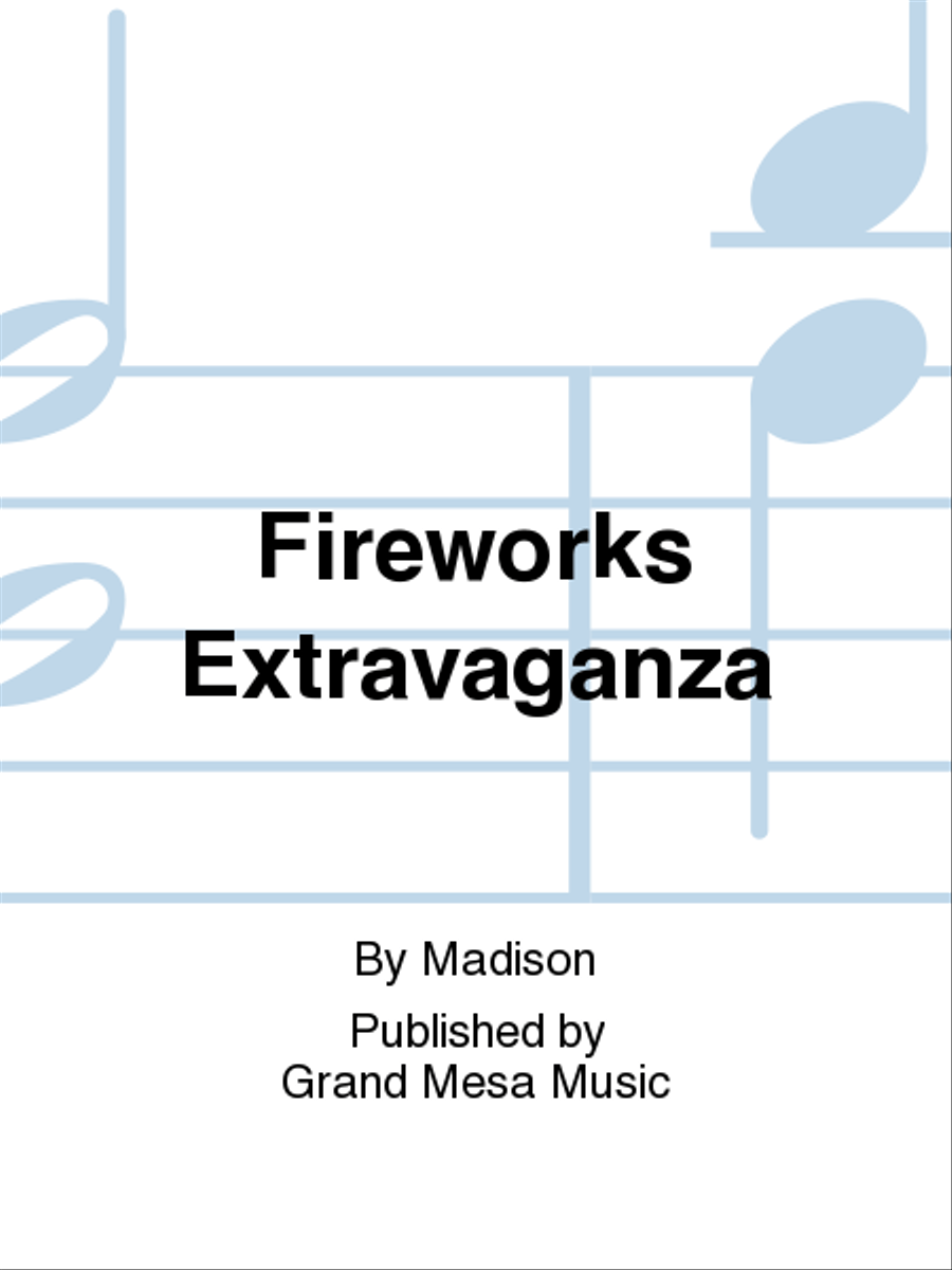 Fireworks Extravaganza Marimba scores gallery preview page 1