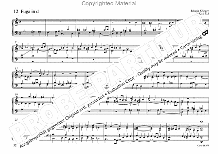 Freiburger Orgelbuch: Stammteil Organ Solo scores gallery preview page 33
