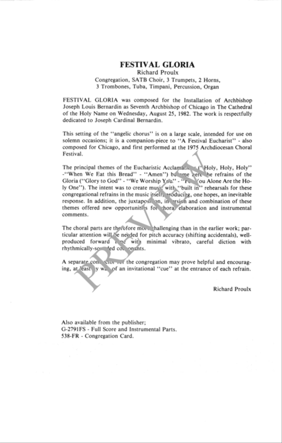 Festival Gloria Festival Gloria 4-Part scores gallery preview page 3