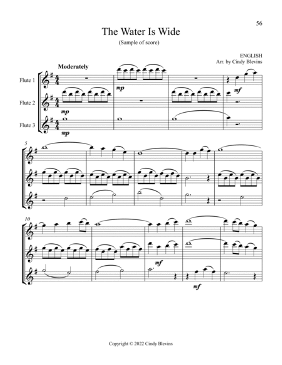12 Favorite Hymns, Flute Trios Flute Trio scores gallery preview page 5