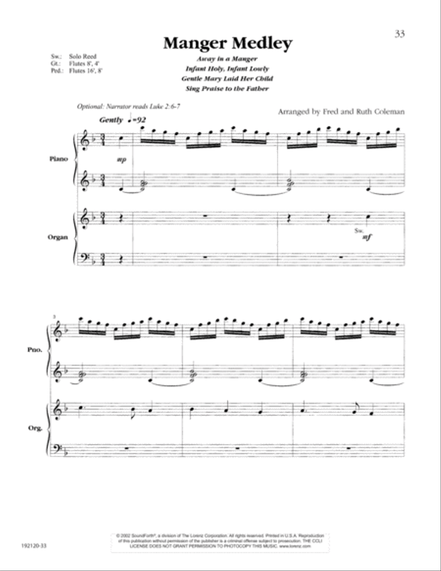 Let the People Sing at Christmas 4-Part scores gallery preview page 37