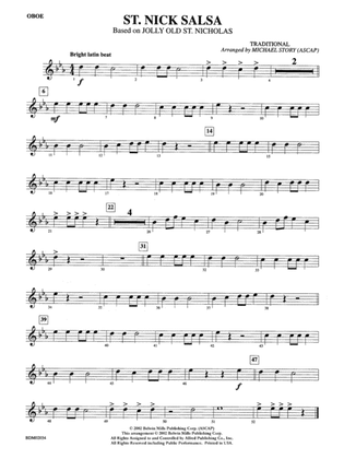St. Nick Salsa: Oboe