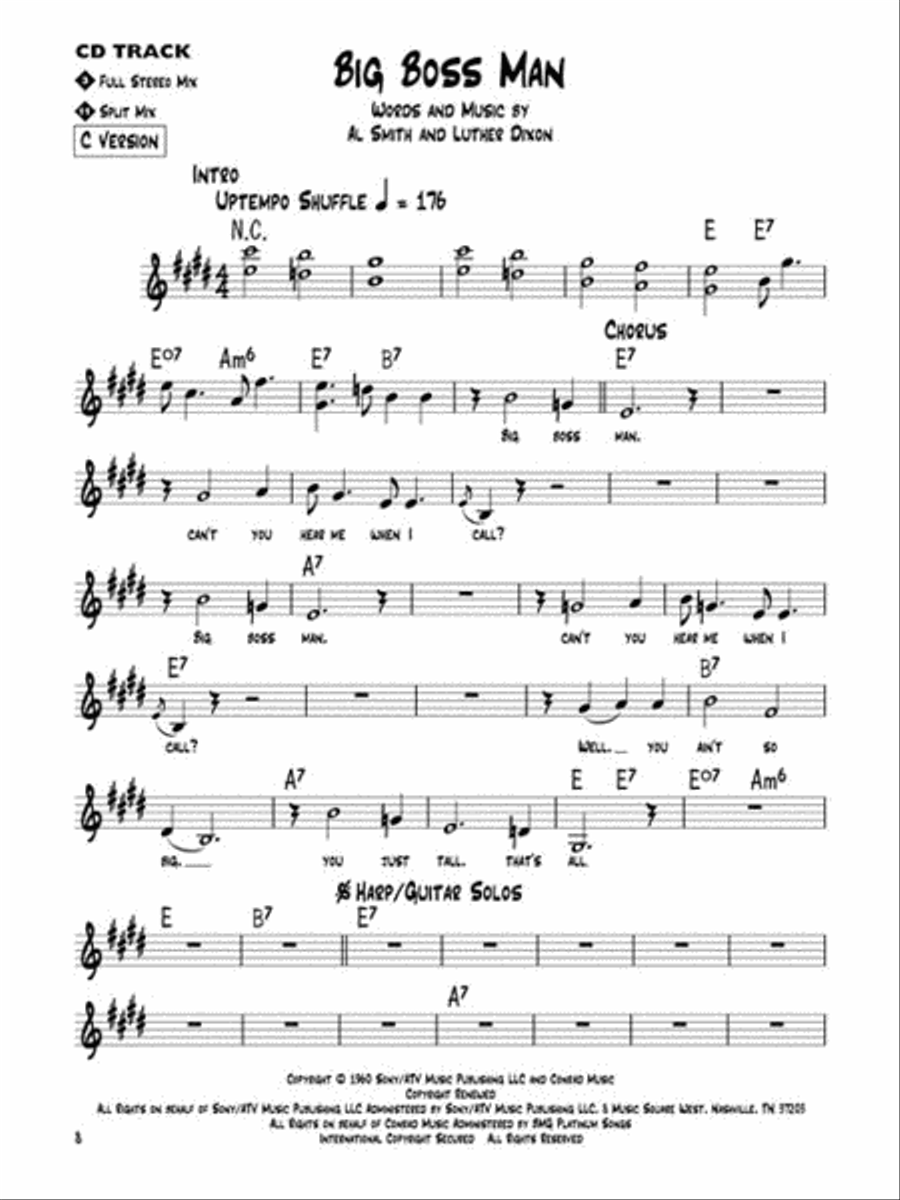 Jimmy Reed Jimmy Reed C Instrument scores gallery preview page 5