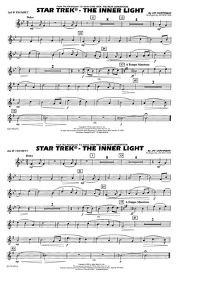 Book cover for Star Trek - The Inner Light - 2nd Bb Trumpet