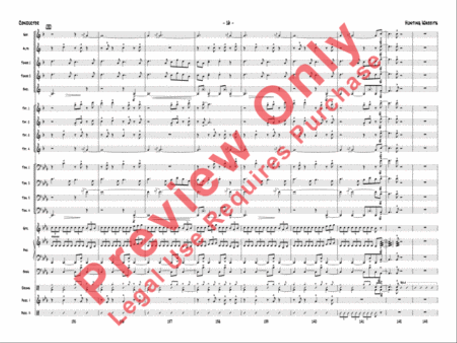 Hunting Wabbits Jazz Ensemble scores gallery preview page 19