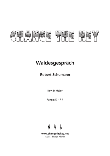 Waldesgesprach Op.39, No.3 - D Major