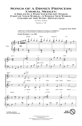 Songs of a Disney Princess (Choral Medley)