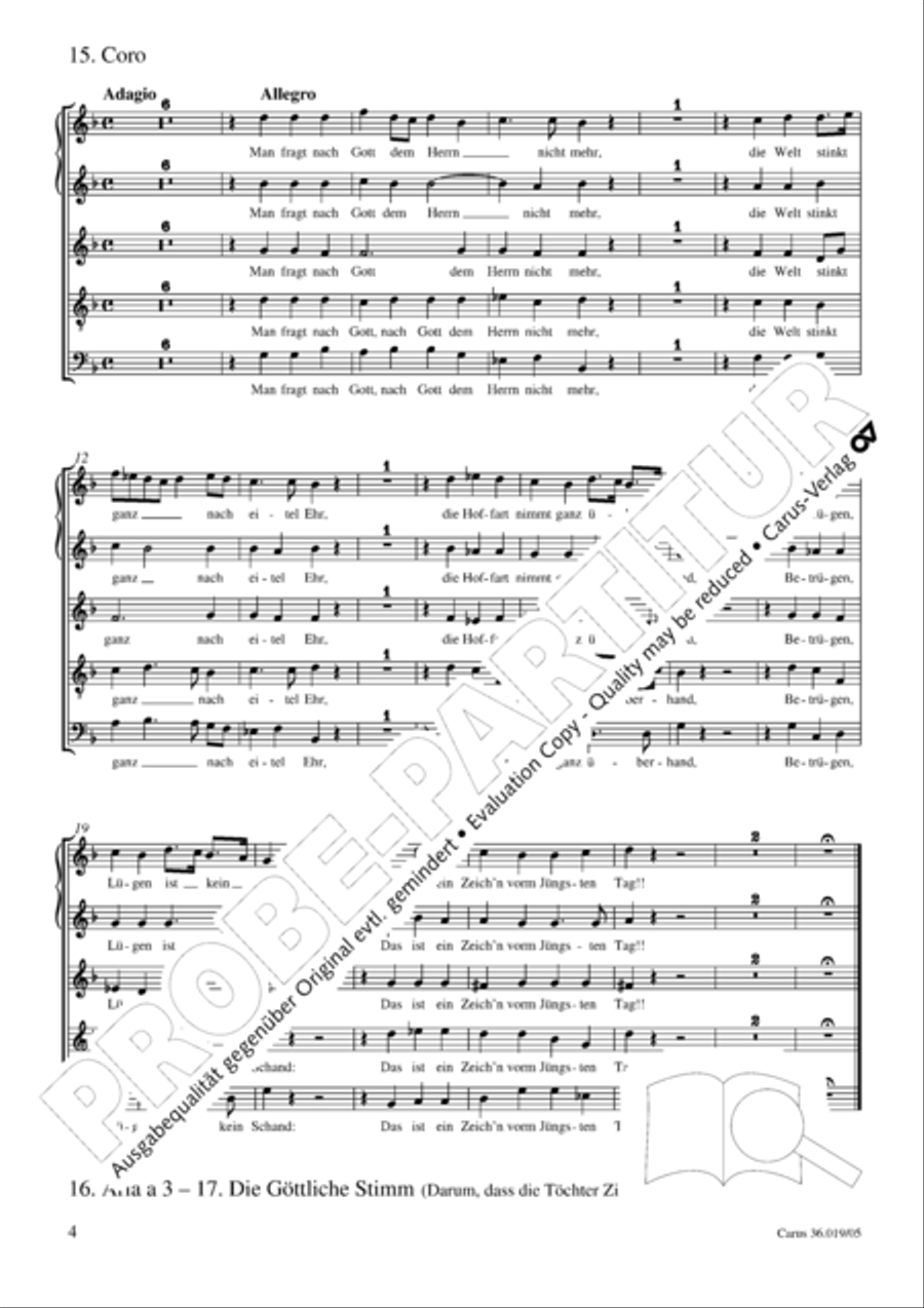 Last Judgment (Das jungste Gericht) SSATB scores gallery preview page 4