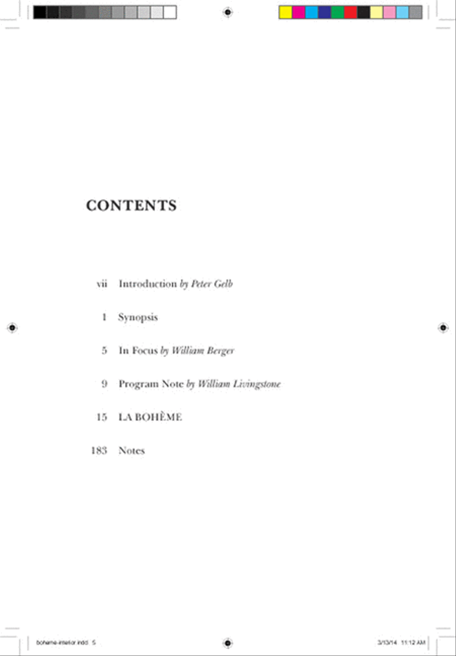 The Metropolitan Opera Presents: Puccini's La Bohème Collection / Songbook scores gallery preview page 2