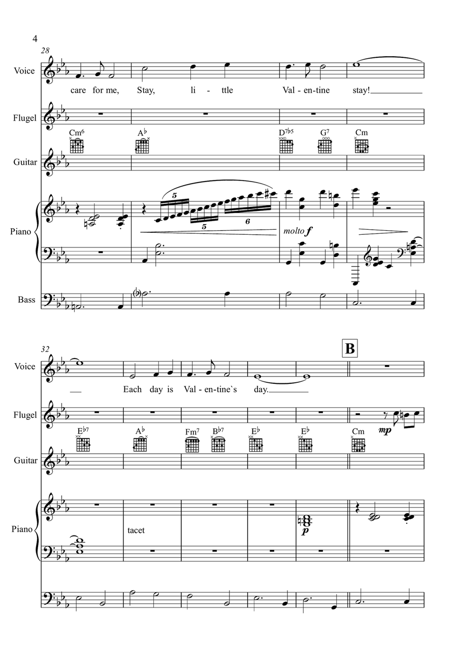 My Funny Valentine (arrangements) Small Ensemble scores gallery preview page 5