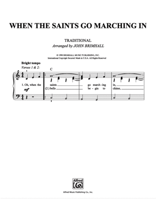Book cover for When the Saints Go Marching In