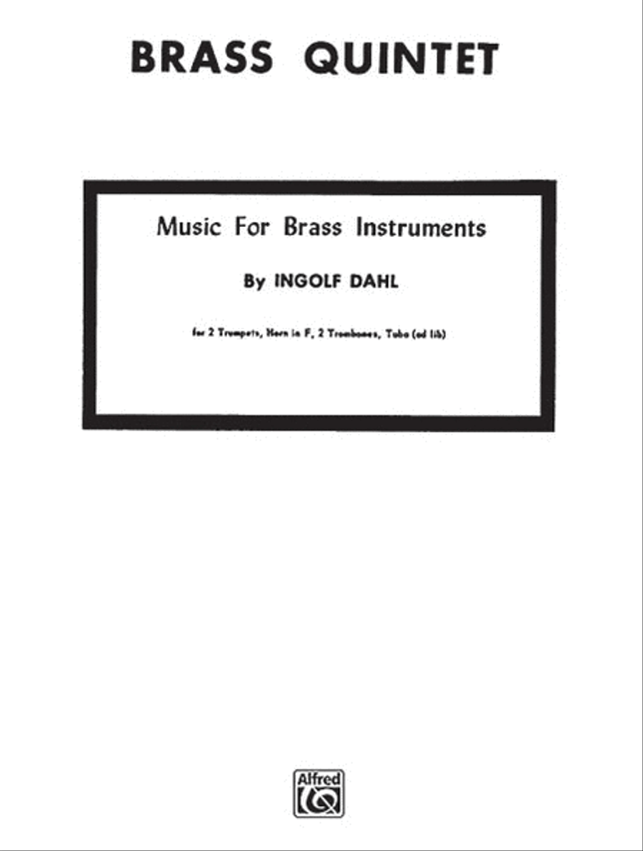 Music for Brass Instruments