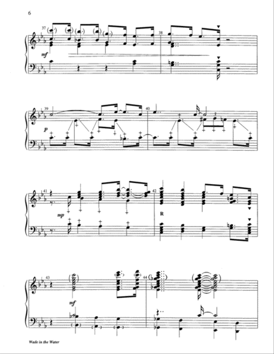Wade in the Water 5-Octaves scores gallery preview page 12