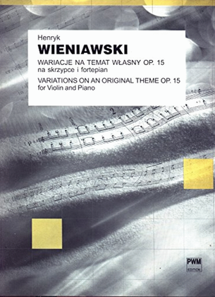 Book cover for Variations On An Original Theme Op. 15