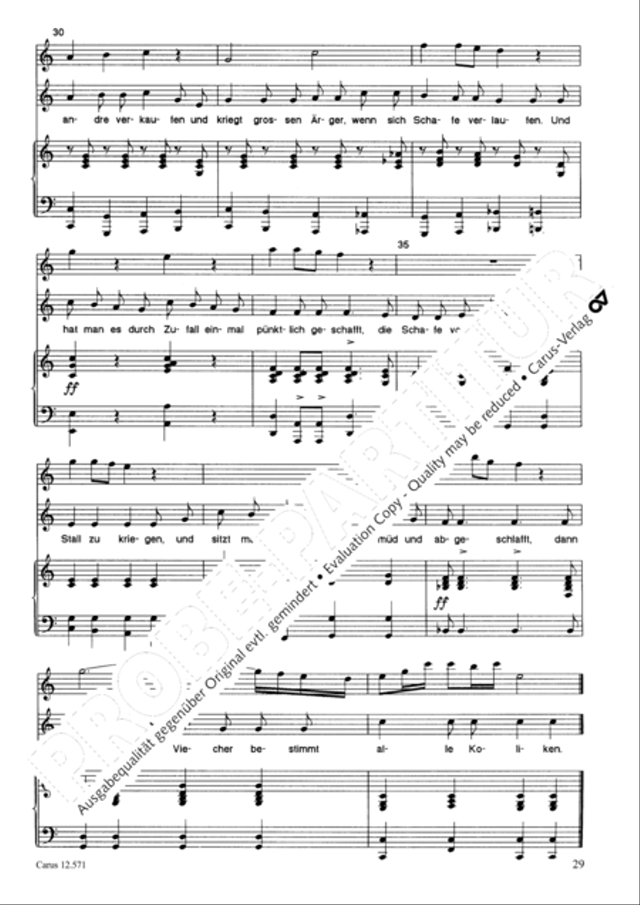 O je, Bethlehem Unison Choir scores gallery preview page 30