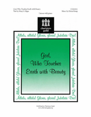 Book cover for God Who Touches Earth with Beauty