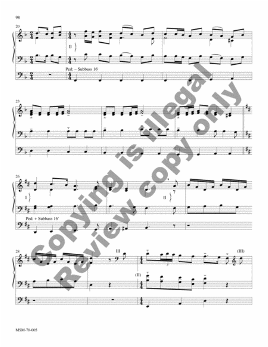Savior of the Nations, Come (Full Score) Choir scores gallery preview page 82