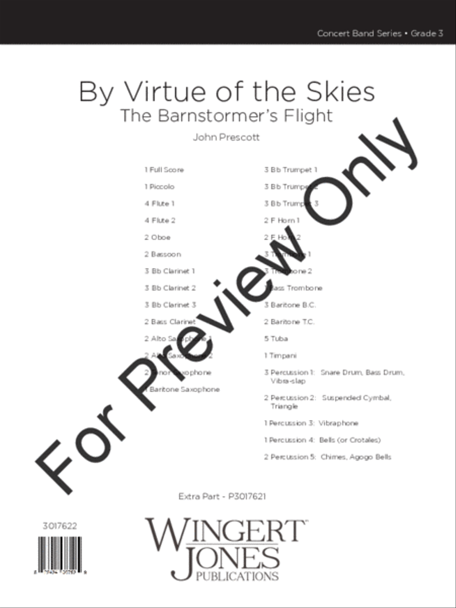 By Virtue of the Skies (Score) Concert Band scores gallery preview page 2
