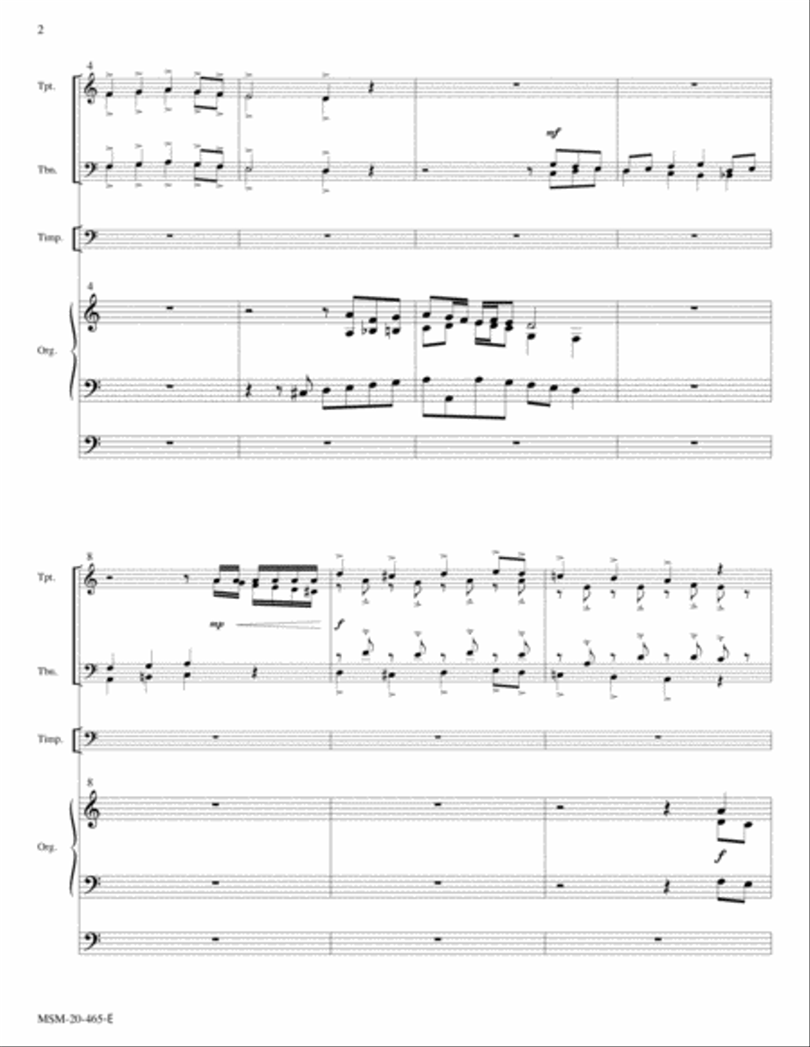 Christ Jesus Lay in Death's Strong Bands (Christ lag in Todesbanden) Choir scores gallery preview page 2