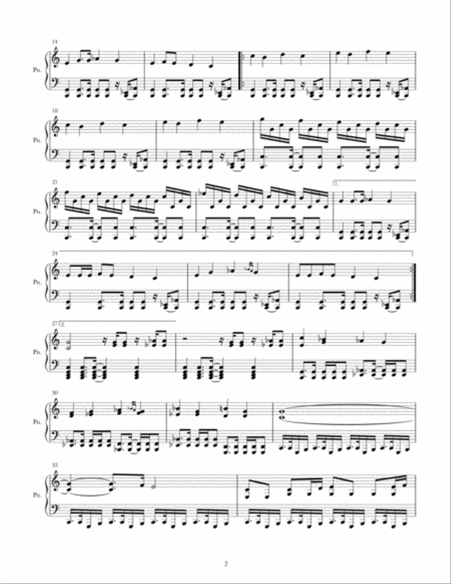 Hypnotize Piano Solo scores gallery preview page 2